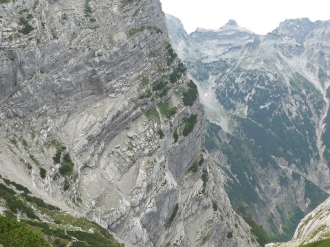 Almtal gewaltige Felsen