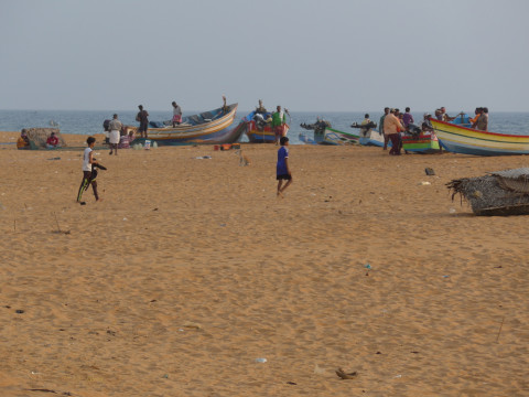 Indien Fischer am Arabischen Meer