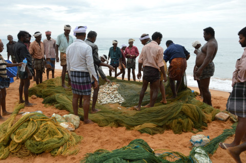 Indien Fischfang Arabisches Meer