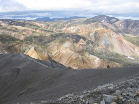 Island bunte Berge