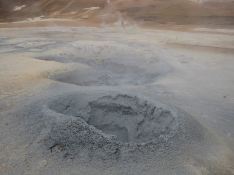 Island kochende Erde