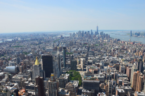 New York Blick vom Empire State Building